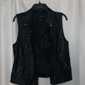 Rock & Republic Faux Leather Vest